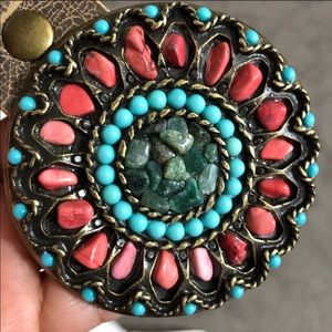 LeatheRock leather belt size 34 (41 inches)